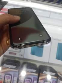 A picture of iPhone X with faulty back camera