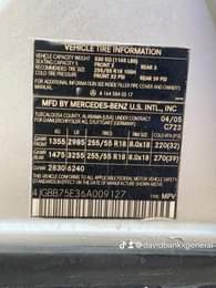 A picture of Mercedes Benz ML 350 Price 4 5m Location abuja 07061668578