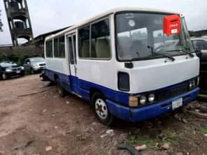 A picture of Toyota coaster bus manual transmission is available with good condition
