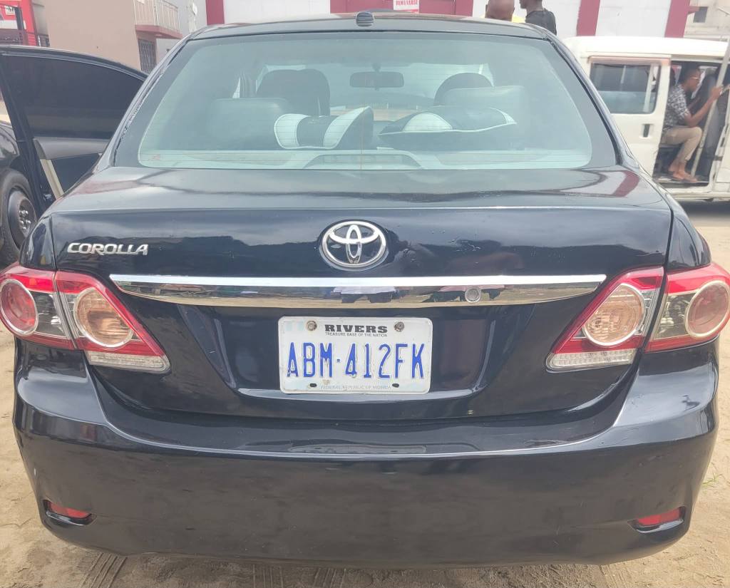 A picture of Toyota corolla 2009 model
