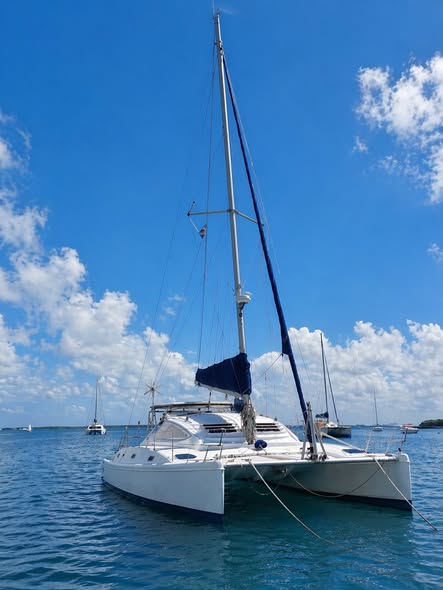 A picture of ISLAND SPIRIT 38 40 CATAMARAN