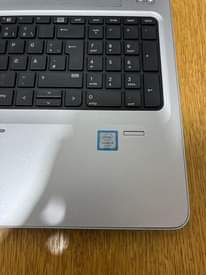A picture of Hp probook 650 G2 core i5 6th generation