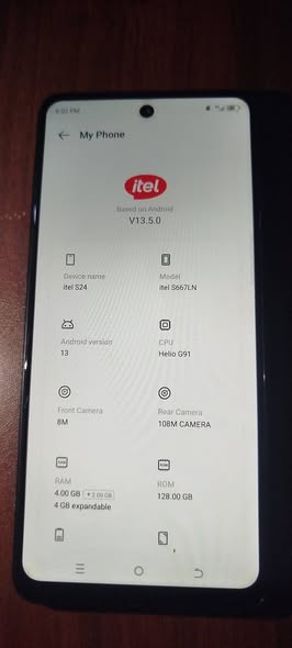 A picture of ITEL S24