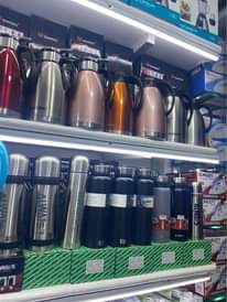 A picture of Metallic flasks and food flasks 0704297488