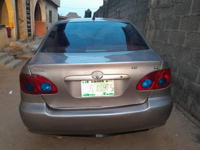 A picture of Toyota corolla nigeria used 2004 Ac everything is working fine