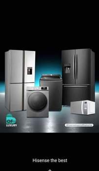 A picture of HISENSE PRODUCTS AC FRIDGE FREEZERS TELEVISIONS TV LASER TV MICROWAVES