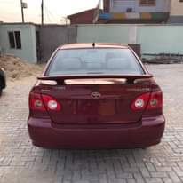 A picture of Toyota Corolla 2008 model Everything is working perfectly well Nothing