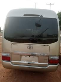 A picture of Toyota coaster bus for sale...2TR big engine with a reverse