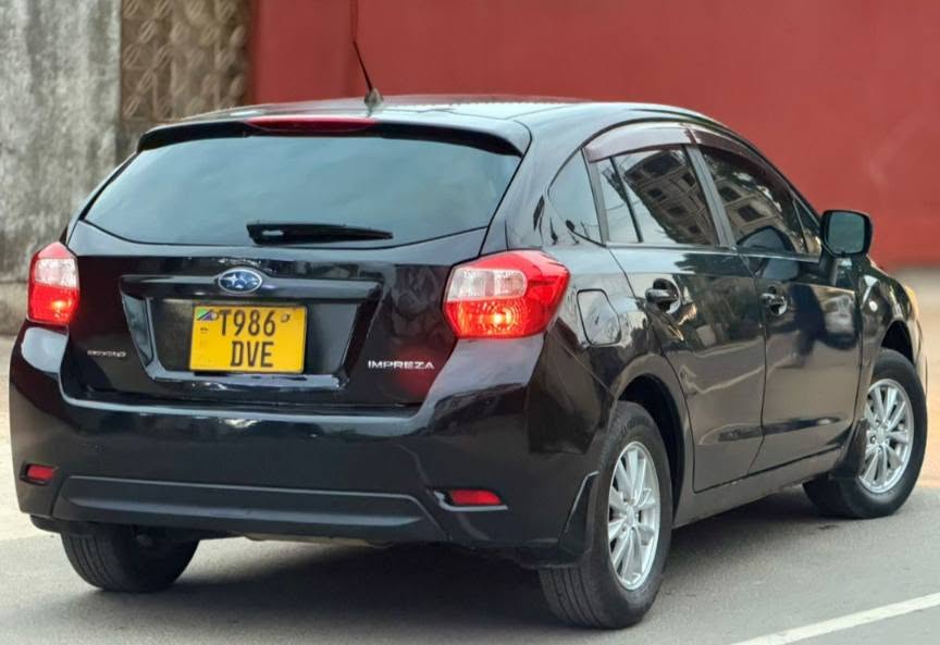 A picture of SUBARU IMPREZA NEW DVE Price TZS 13 5M MAONGEZI Year