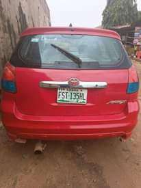 A picture of Pls approve Toyota matrix Buy and drive Engine gear a