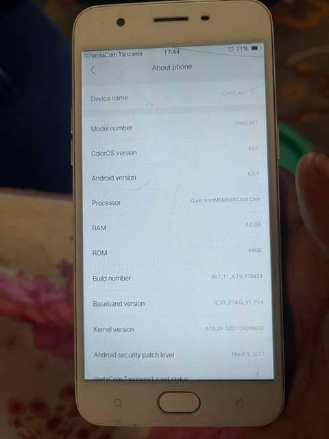 A picture of Oppo A57