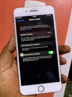 A picture of Iphone 7 Plus Memory 128GB Finger BH 100 Price 350k