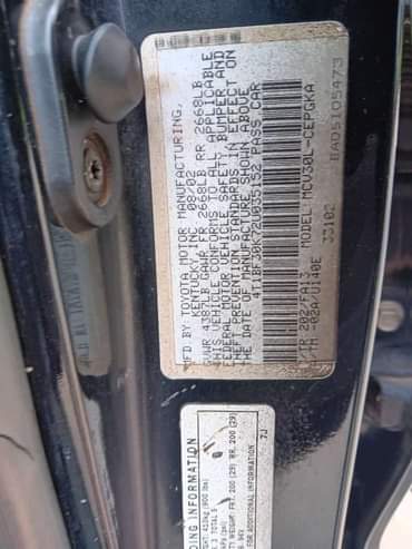 A picture of Camry 04 05 In good condition Price 3m last Festac