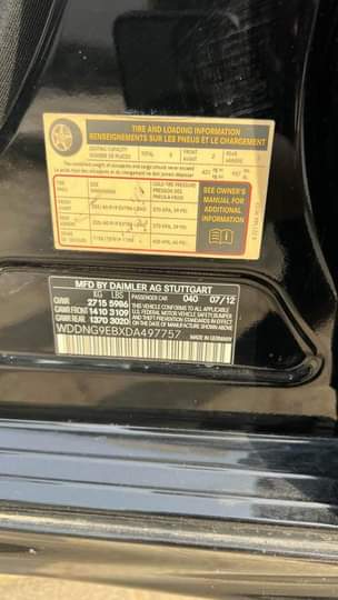 A picture of Give away unregistered 2013 Mercedes benz S550 4matic fullest option