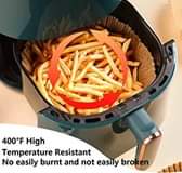 A picture of Air Fryer Disposable Paper Liner 100PCS Non stick Disposable Air