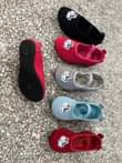 A picture of Kids n ladies dolls shoes.