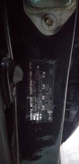 A picture of Toyota corolla
