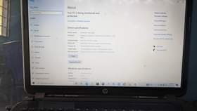 A picture of HP laptop core i5
