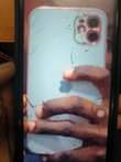 A picture of I phone 11 plain gb 64 battery 100 face id