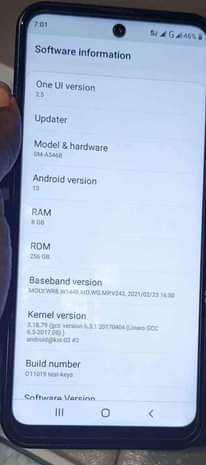 A picture of Samsung Galaxy A54 8 gb ram 256 gb rom 5g