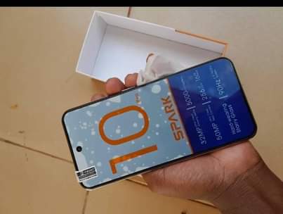 A picture of Tecno spark 10pro Brand new box