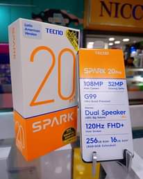 A picture of SPARK 20 PRO TECNO DISCOUNTED NEW STOCK