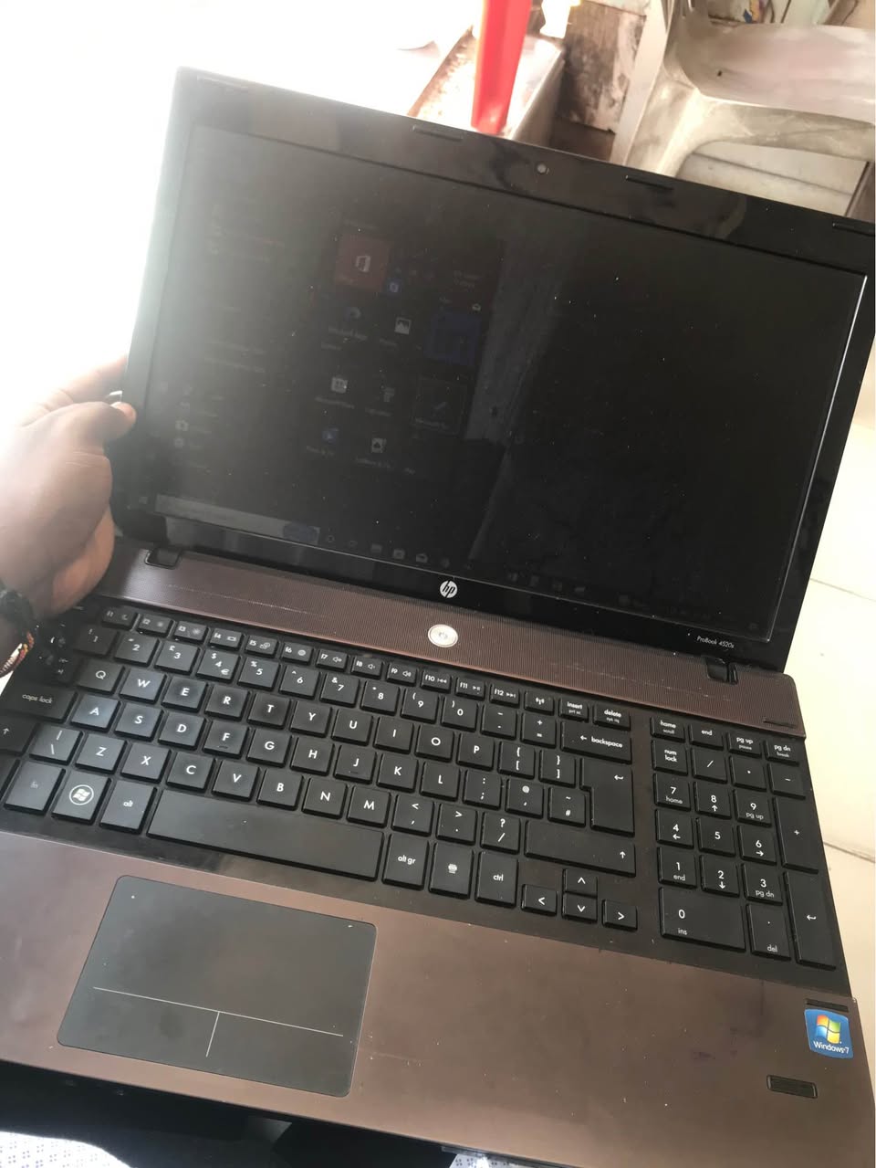 A picture of Hp laptop