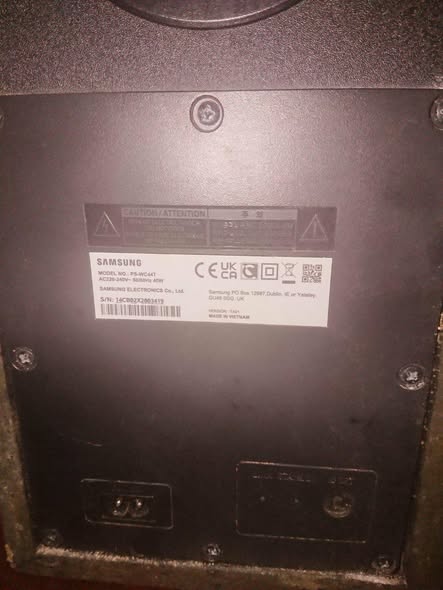 A picture of Samsung bass