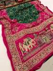 A picture of Bandhani saree