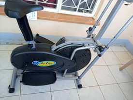 A picture of Gym equipments and dumbbells