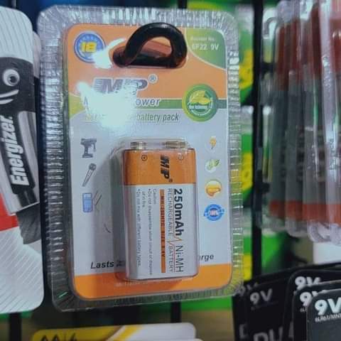 A picture of All types of batteries rechargeables and non