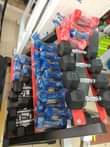 A picture of Gym fitness equipments dumbbells