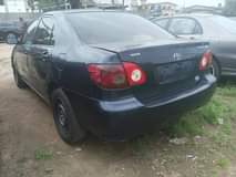 A picture of Toyota Corolla 2007 Flashed on first body Engine gear and