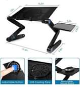 A picture of Portable adjustable laptop stand Message Saadia on WhatsApp. https wa.me