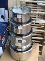 A picture of Stainless Steel Cookware Pans Set