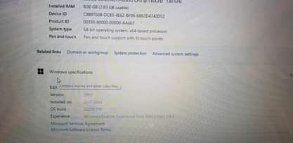 A picture of Hp laptop i5