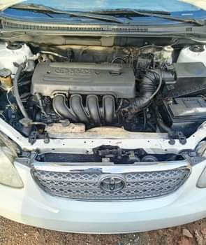A picture of JUST IN Clean Nigerian Used White Toyota Corolla 2004 Baked
