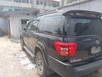 A picture of Sequoia available for inspection The cars is okay Engine is