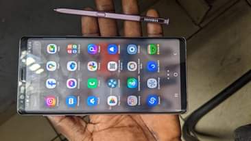 A picture of Samsung galaxy note9