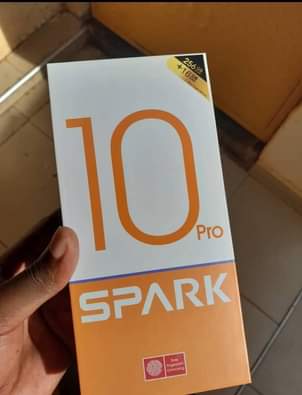 A picture of Tecno spark 10pro Brand new box