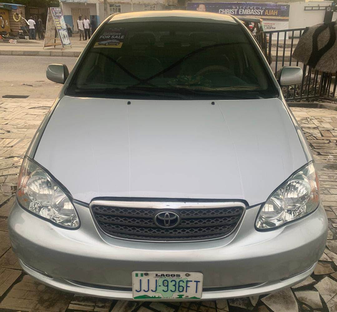 A picture of Toyota corolla 2008 model