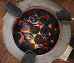 A picture of High QUALITY CHARCOAL BRIQUETTES Good for chicks brooder Hotel Schools