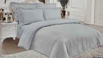 A picture of Egyptian cotton duvets covers With 4pillow cases 1 bedsheet 220
