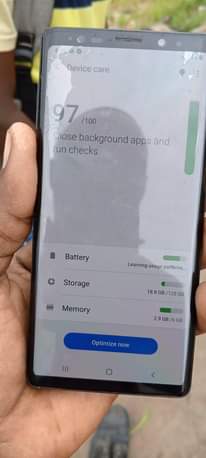 A picture of Samsung galaxy not9 kali saaana