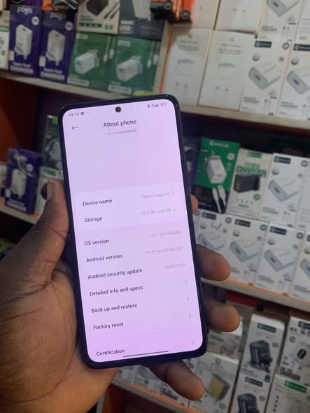 A picture of Redmi note 14 Location Nnewi Anambra State