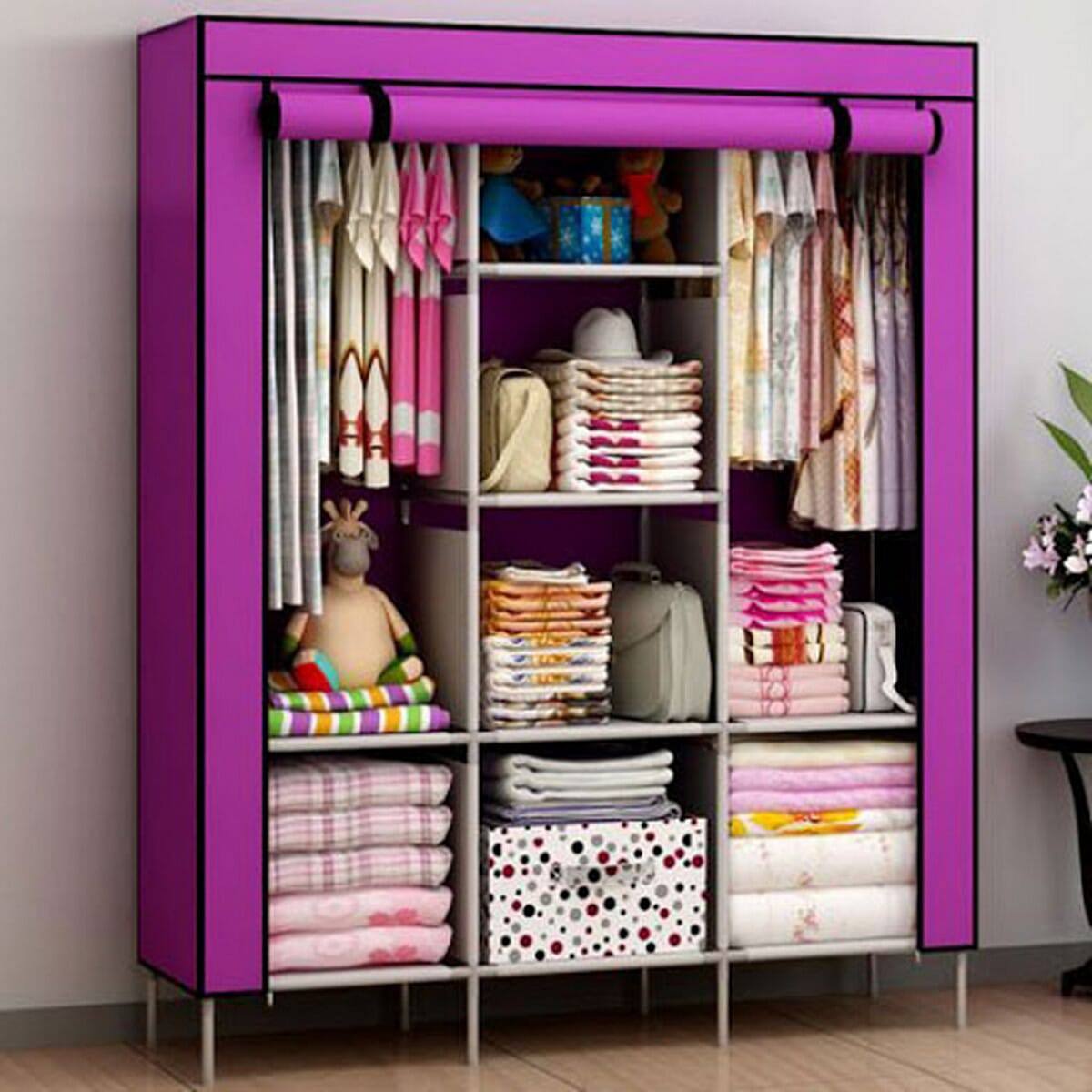 A picture of 3 Column Wooden Wardrobes 