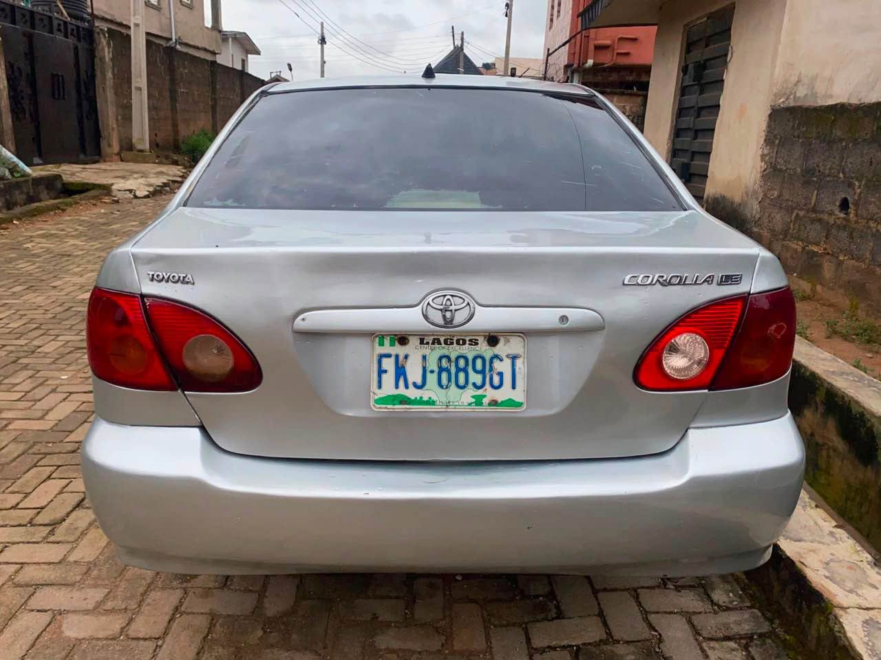 A picture of Registered 07 TOYOTA COROLLA