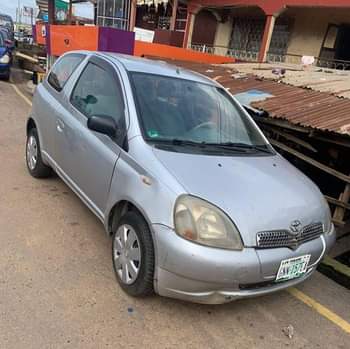 A picture of Toyota Yaris manual 1st Body Two doors tokunbo stardard Complete