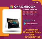 A picture of All Chromebooks are available in stock wholesale only we deal