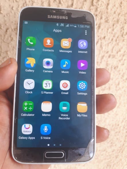 A picture of Samsung galaxy s5